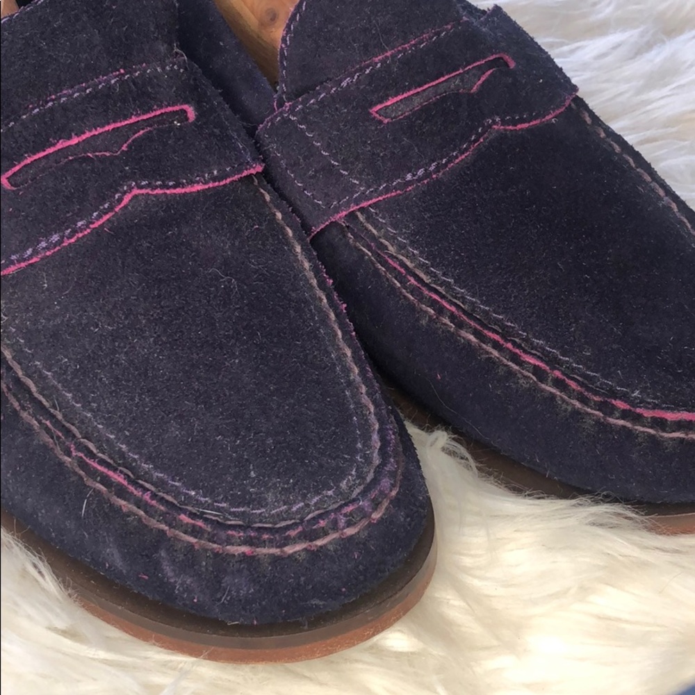 Cole Haan Air Monroe Twilight Suede Loafers SZ 10